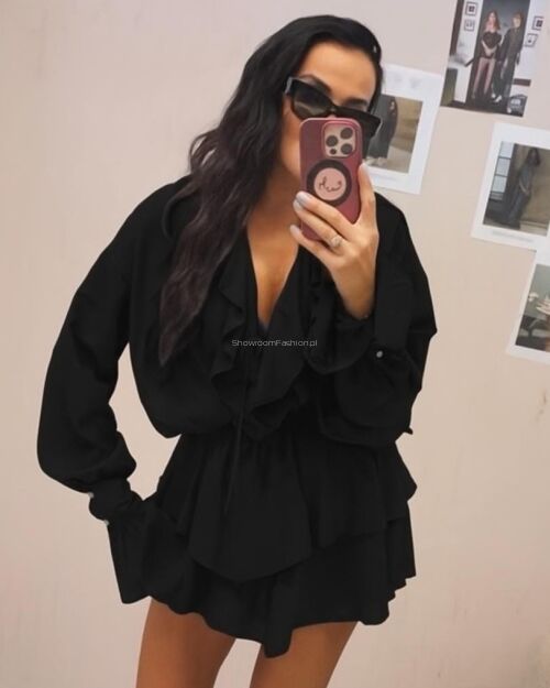 LA MILLA WISKOZOWE SPÓDNICO-SPODENKI CZARNE