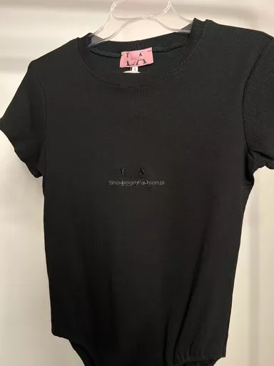 LA MILLA BODY Z LOGO PRĄŻEK CZARNE
