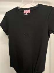 LA MILLA BODY Z LOGO PRĄŻEK CZARNE