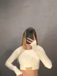LADY DRAMA CROP TOP BANAN - 3