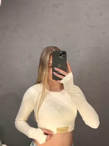 LADY DRAMA CROP TOP BANAN