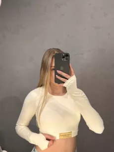 LADY DRAMA CROP TOP BANAN