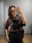 ROYAL CLUB T-SHIRT MIŚ CZEKOLADA - 3