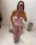 LA MILLA SPODNIE LNIANE SUMMER PRINT RÓŻ - 2