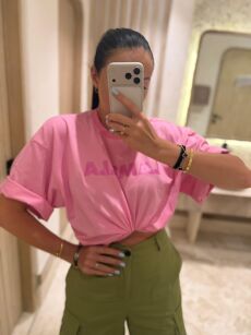 LA MILLA BLUZKA T-SHIRT LOGO ROSA RÓŻOWY