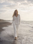 YARN OVERSIZOWY SWETER PREMIUM SANDY BIAŁY - 3