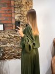 LAVESTINO KOMPLET Z BUFIASTYMI RĘKAWAMI KHAKI - 4