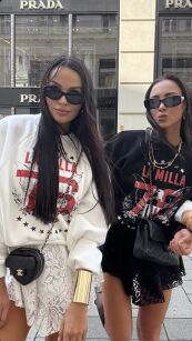 LA MILLA BLUZA OVERSIZE ORZEŁ BIAŁA