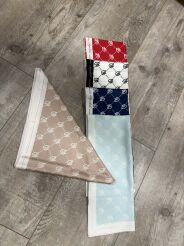 BY O LA LA...! CHUSTA Z LOGO BLUE MINT