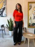 ROYAL CLUB SWETER KARDIGAN Z KRÓTKIM RĘKAWEM KORAL - 2