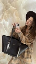 LA MILLA TOREBKA SHOPPER LICOWA BRĄZ