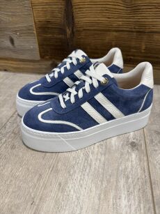 BY O LA LA...! SNEAKERSY Z PASKAMI DENIM