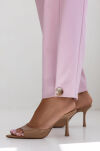 SEMPRE SPODNIE SILVIA PUDROWY RÓŻ - 3