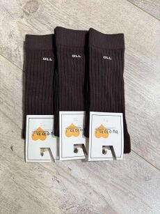 BY O LA LA...!  SKARPETY DŁUGIE OLL CZEKOLADA