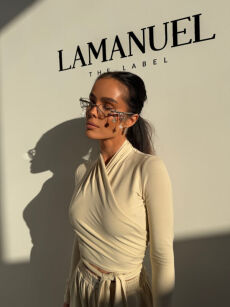 LAMANUEL BLUZKA TOP RIOT VANILLA