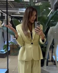 EMO MARYNARKA TALIOWANA Z ZASZEWKAMI MANGO