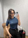LADY DRAMA T-SHIRT CLASSIC Z LOGIEM GRANAT - 4