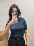 LADY DRAMA T-SHIRT CLASSIC Z LOGIEM GRANAT - 5