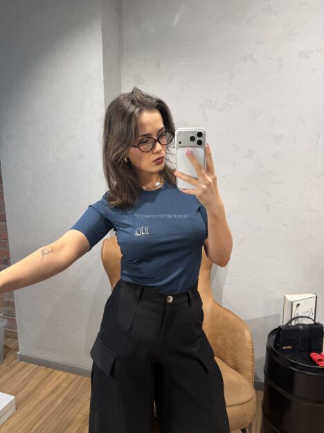 LADY DRAMA T-SHIRT CLASSIC Z LOGIEM GRANAT