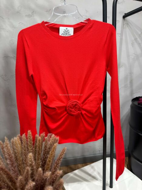 ROYAL CLUB BLUZKA LONGSLEEVE ROSSIE CZERWONA (ROSSA)