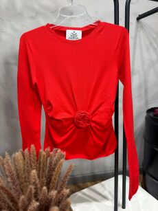 ROYAL CLUB BLUZKA LONGSLEEVE ROSSIE CZERWONA (ROSSA)