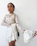 LA MILLA BLUZKA KORONKOWA LACE ŚMIETANA - 5