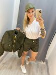 BY O LA LA...! SPODENKI ECO SKÓRA KHAKI - 3