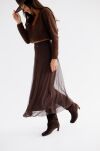 BY O LA LA! SPÓDNICA MAXI SIATECZKA CHOCOMUS (CZEKOLADA) - 2