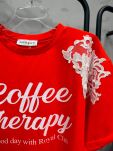 ROYAL CLUB T-SHIRT COFFEE THERAPY JARZĘBINOWA CZERWIEŃ - 2