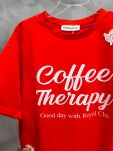 ROYAL CLUB T-SHIRT COFFEE THERAPY JARZĘBINOWA CZERWIEŃ - 3