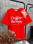 ROYAL CLUB T-SHIRT COFFEE THERAPY JARZĘBINOWA CZERWIEŃ - 4