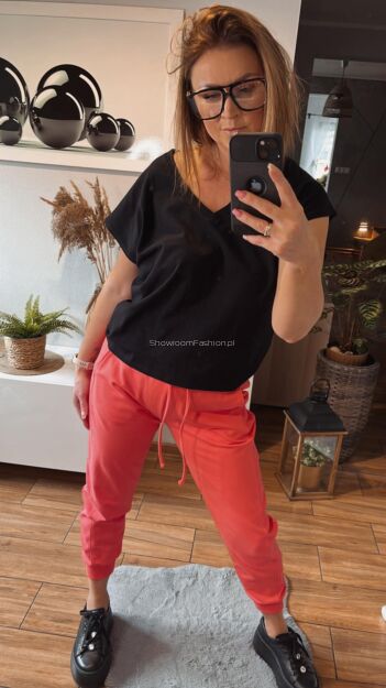 BY O LA LA! BLUZKA T-SHIRT LOL GIRL CZARNA