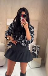 LA MILLA SPÓDNICO-SPODENKI A'LA BOMBKA GRAFIT