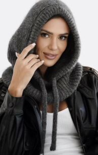 BY O LA LA...! BALACLAVA KOMINOKAPTUR SZARY