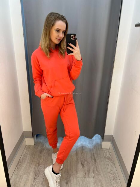 BY O LA LA...! DRES KOMPLET NAPIS KORAL