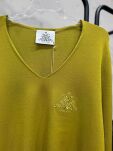 ROYAL CLUB SWETER V-NECK Z LOGIEM ZIELONY (LIMONKA/KAKTUS) - 2