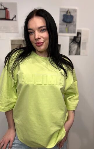 LA MILLA BLUZKA T-SHIRT LOGO EMELI LIMONKA