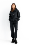 SEMPRE KOMPLET DRESOWY SPODNIE + BLUZA CLASSY CZARNY - 3