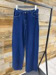 BY O LA LA! SPODNIE JEANSY WIDE LEG DENIM NIEBIESKIE - 2