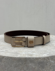 SEMPRE PASEK PERI ZE SKÓRY NATURALNEJ BEŻ