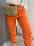 BY O LA LA ! SPODNIE DRESOWE WIĄZANE POMARAŃCZOWE - 7
