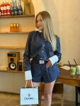 ROYAL CLUB KOMPLET KOSZULA + SPODENKI WĄSKIE PASKI MARINA GRANAT - 2