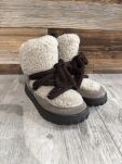 BY O LA LA! BUTY BOTKI ŚNIEGOWCE BEŻ - 2