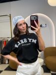 ROYAL CLUB T-SHIRT MYSELF CZARNY/BIEL - 2