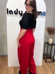 LADY DRAMA SPODNIE BOW JARZĘBINOWA CZERWIEŃ - 4