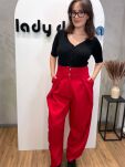 LADY DRAMA SPODNIE BOW JARZĘBINOWA CZERWIEŃ - 5
